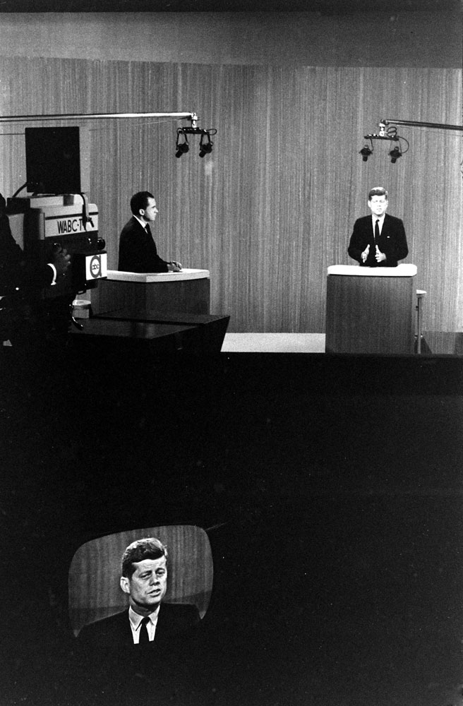 The Kennedy-Nixon debates, 1960.